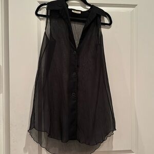 3/$10 black sheer dress